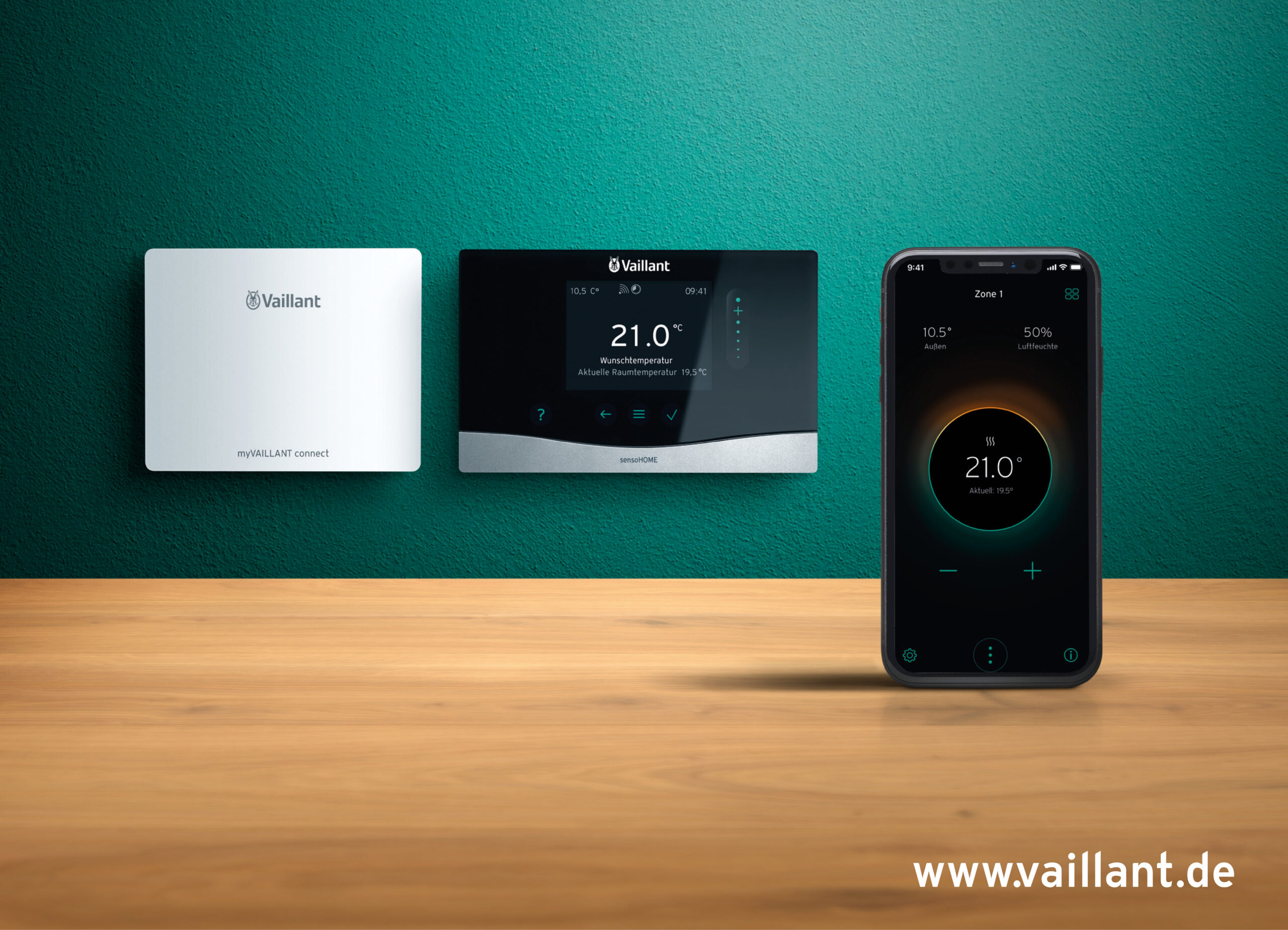 myVAILLANT connect, sensoCOMFORT, myVAILLANT App